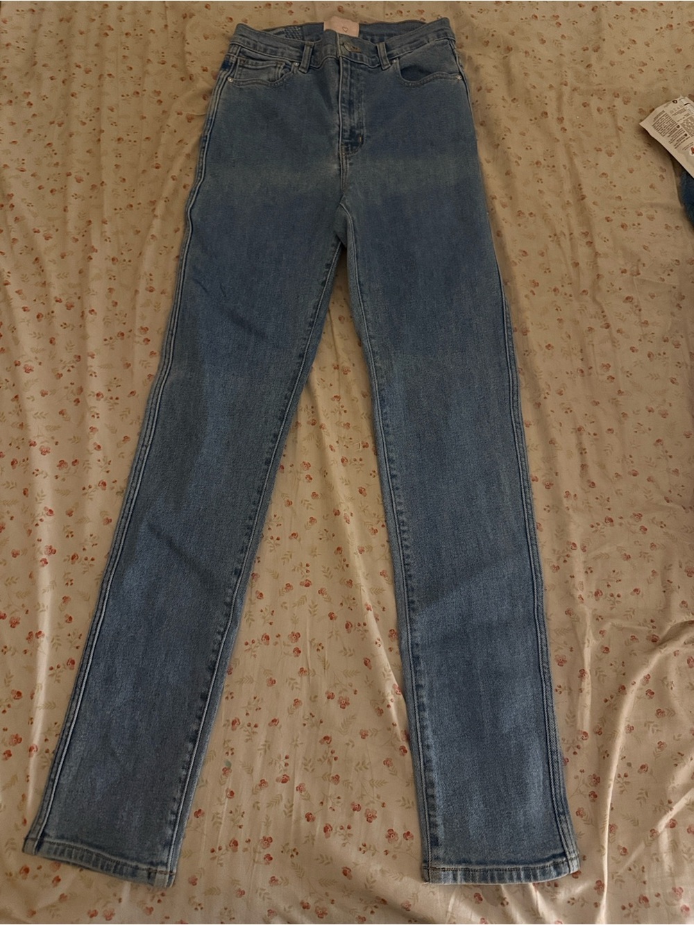 REVICE Women’s Straight Leg Jeans in Blue Denim